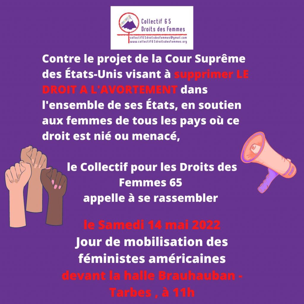CP CDDF65 Manif Avortement 14 Mai 2022